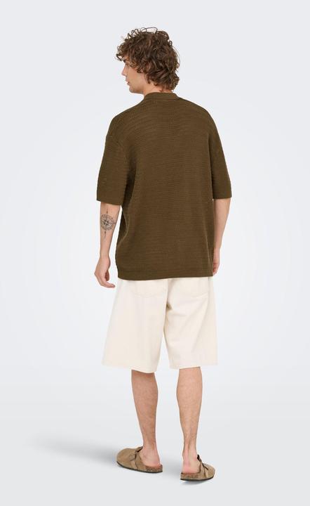 Immagine prodotto Only & Sons ONSTHIAGO Gestricktes Polo-Hemd Polo (L)