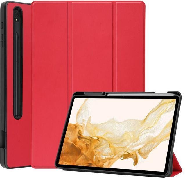 Actual product image MU Classic Triple foldable leather cover (Galaxy Tab S8+)