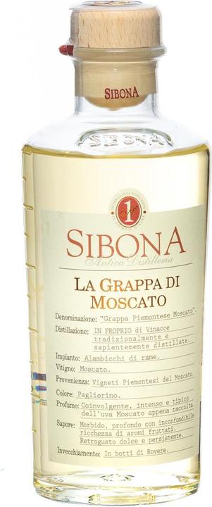 Produktbild Sibona Grappa di Moscato (1 x 50 cl)