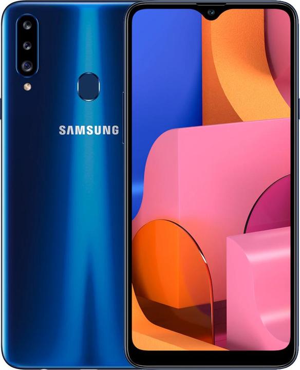 Produktbild Samsung Galaxy A20s EU (32 GB, Blau, 6.50", Dual SIM, 4G)