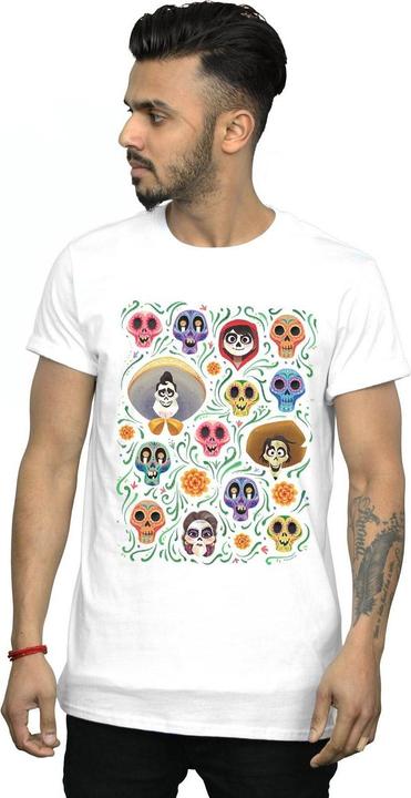 Immagine prodotto Disney Coco Heads Pattern Maglietta Uomo (M)