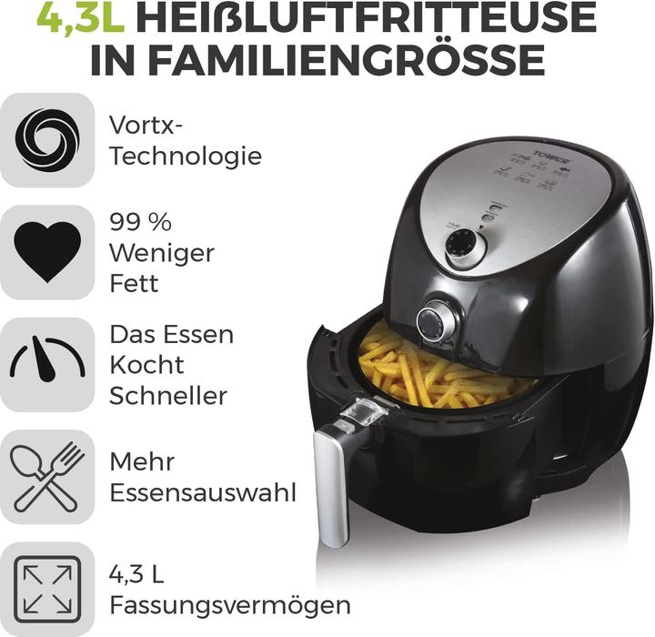 Produktbild TOWER T17021 Heissluftfritteuse