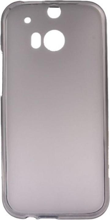 Actual product image König Design Mobile Phone Cover Translucent TPU Case for HTC One 2 M8 Grey (HTC One M8)