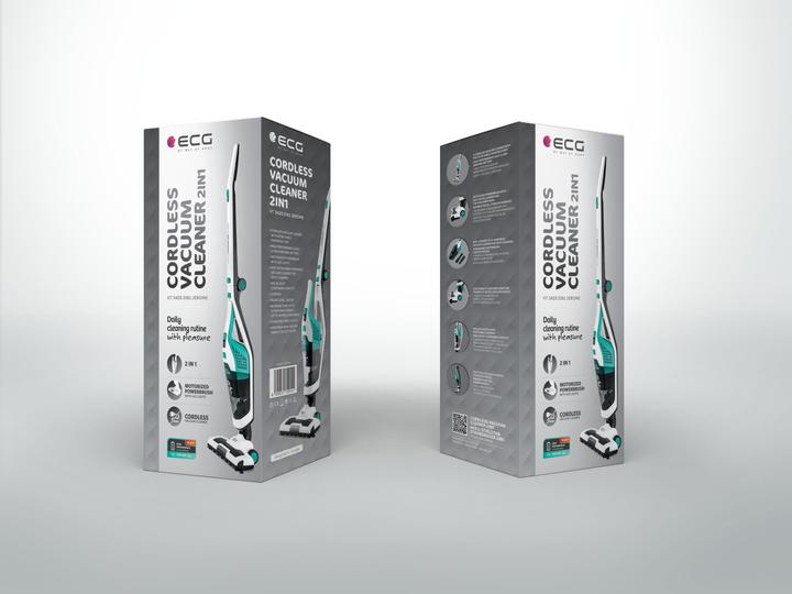 Actual product image ECG VT 3420 2in1 Jerome Stick vacuum cleaner, Up to 60 minutes run time per charge
