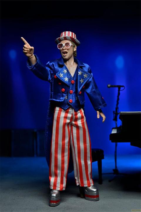 Produktbild Neca Elton John: Live in '76 - Elton John with Piano 8 inch Clothed Action Figure Set