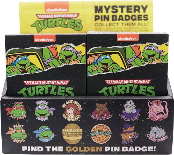 Actual product image Fanattik Teenage Mutant Ninja Turtles World Pin Badge Display (12)