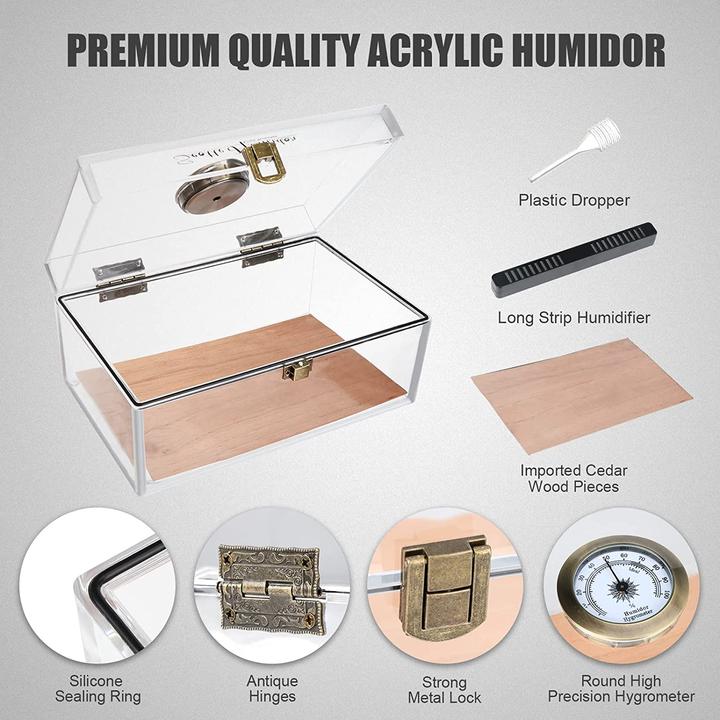 Image du produit Scotte Humidor Cave à cigares en acrylique (20)