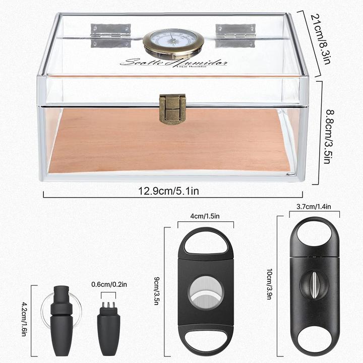 Image du produit Scotte Humidor Cave à cigares en acrylique (20)
