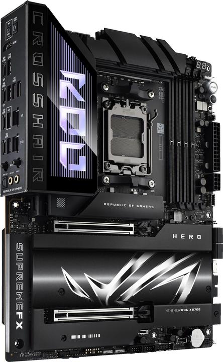 Produktbild ASUS Rog Crosshair X870e Hero (AM5, AMD X870E, ATX)