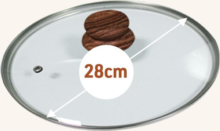 Actual product image Livington Copper & Stone Pan (24 cm, Glass)