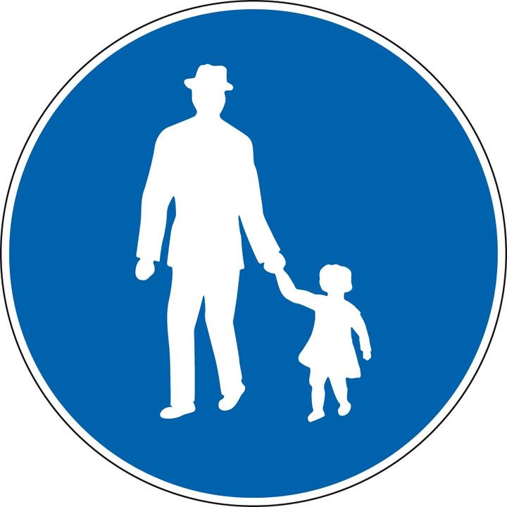 Produktbild Moravia Vorschriftsignal 2.61, R3, Fussweg