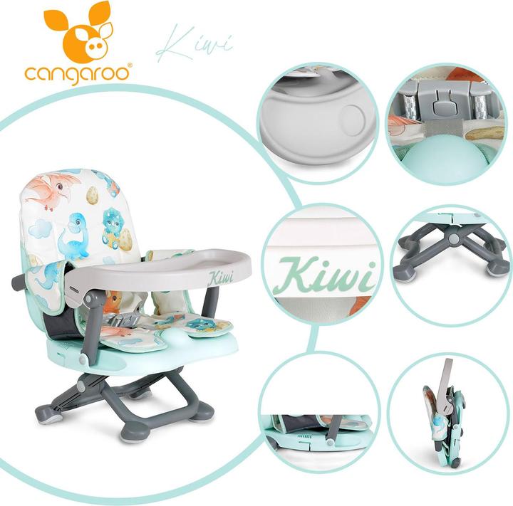 Actual product image Moni Kiwi booster seat (Table seat, High chair booster seat)