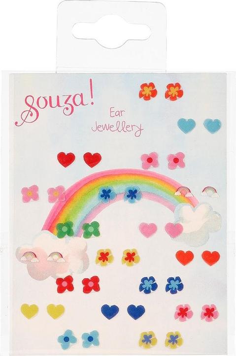 Souza Ohrsticker Blumen-Herzen klein