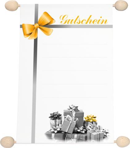 Produktbild Rnk Idee & Stil "Gutschein" neutral mit Schleife, DIN A5 (A5)