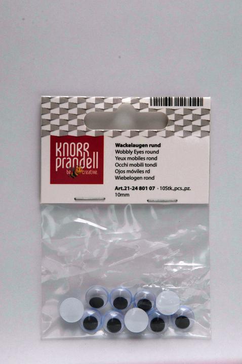 Produktbild Knorr Wackelaugen 10mm zum Kleben