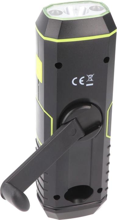 Produktbild XCell Dynamo Taschenlampe mit FM Radio, Alarm und Powerbank-Funktion (30 lm)
