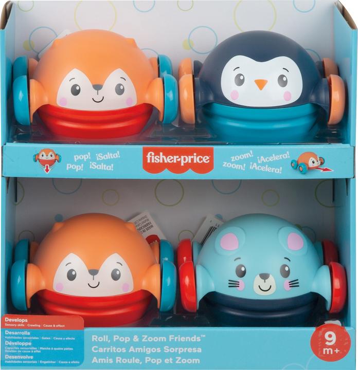 Produktbild Fisher-Price Roll, Pop & Zoom Freunde (4)