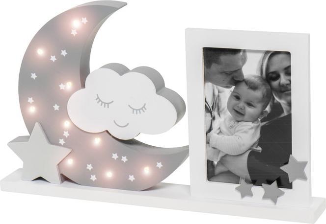 Image du produit Dooky Cadre photo avec lumière de lune LED