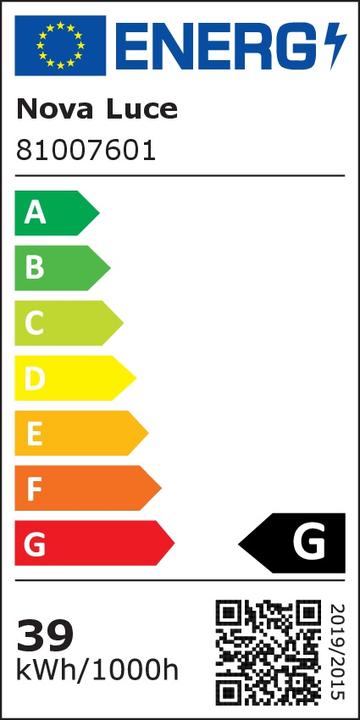 Label énergétique Nova Luce Seville (883 lm)