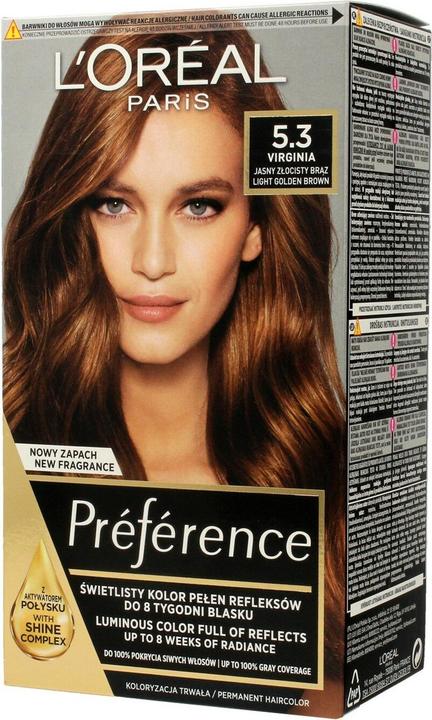 L'Oréal Paris L'Oreal Recital Preference Hair Dye G 5.3 Virginie (5.3 Virginia)