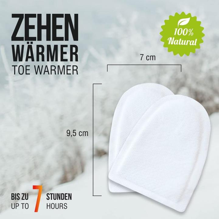 Actual product image Hello Heat 40 pairs of toe warmers