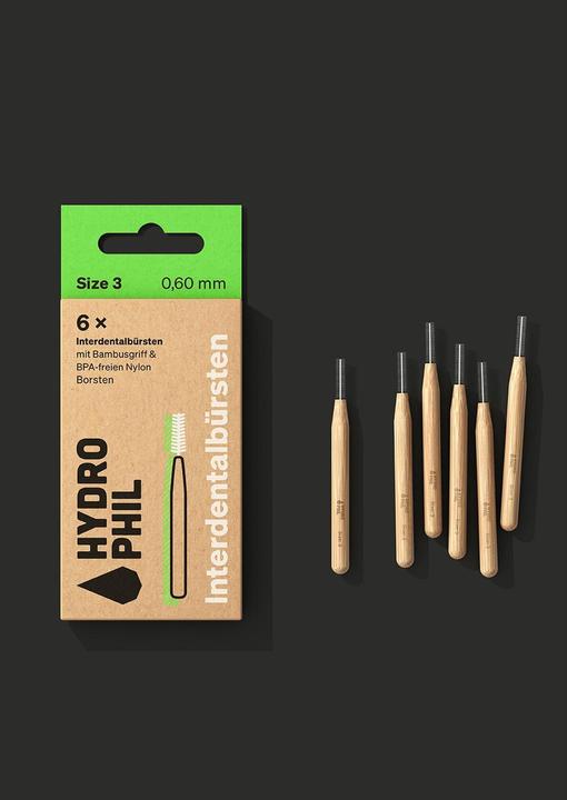 Immagine prodotto Hydrophil Spazzole interdentali 0.45mm Dimensione 1 (6 x, 0.45 mm)