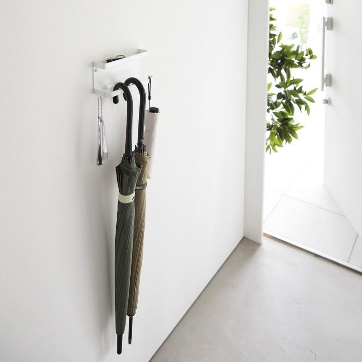 Actual product image Yamazaki Wall-mounted umbrella stand SMART (6.5 x 20 cm)
