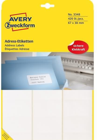 Produktbild Avery Adress-Etiketten