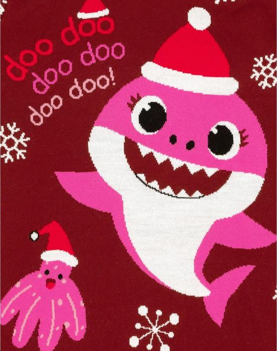 Actual product image Pinkfong Womens/Ladies Mummy Shark Christmas Jumper (XL)