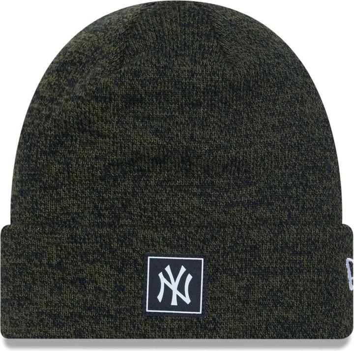 New Era Wintermütze Beanie - Patch New York Yankees Oliv