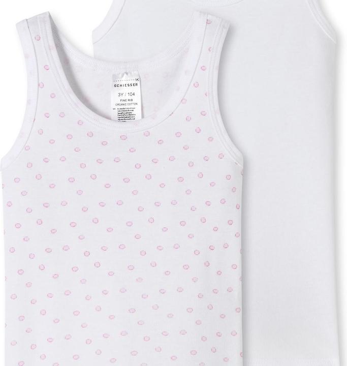 Immagine prodotto Schiesser Confezione da 6 magliette per bambini e bambine in cotone organico a coste sottili (140)