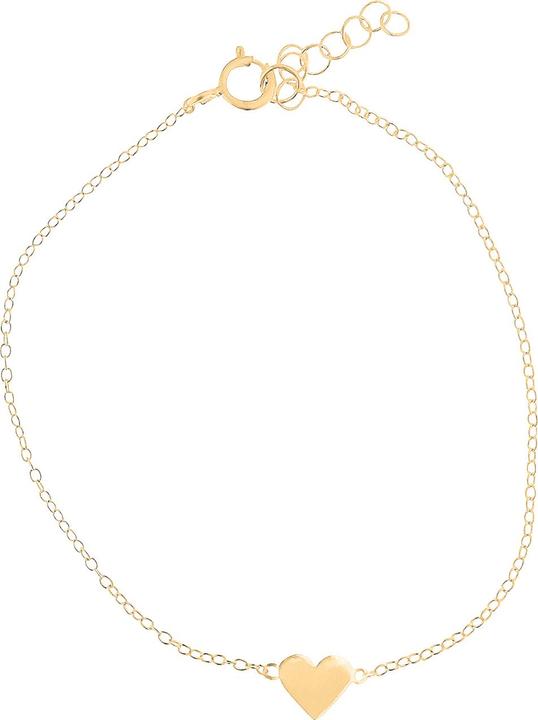 Image du produit Leyda Bracelet coeur (18.50 cm, Argent 925 1 micron Doré jaune 18k)