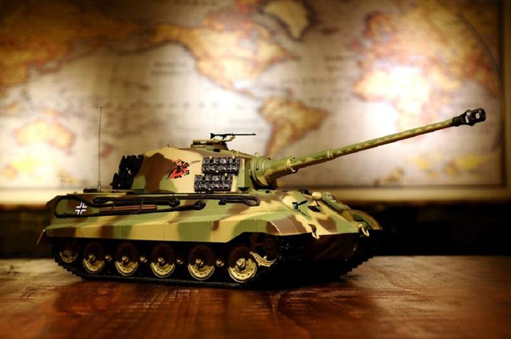 Actual product image Es-toys Heng Long RC Tank Dt King Tiger (RTR Ready-to-Run)