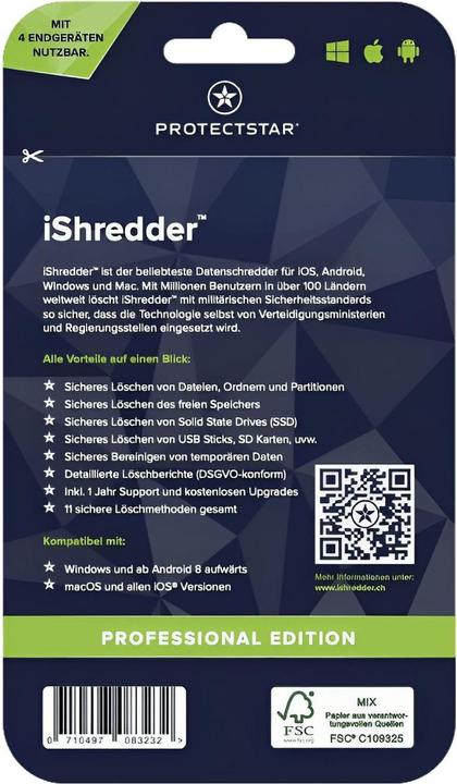 Produktbild Protectstar iShredder Professional Edition (12 Monate)
