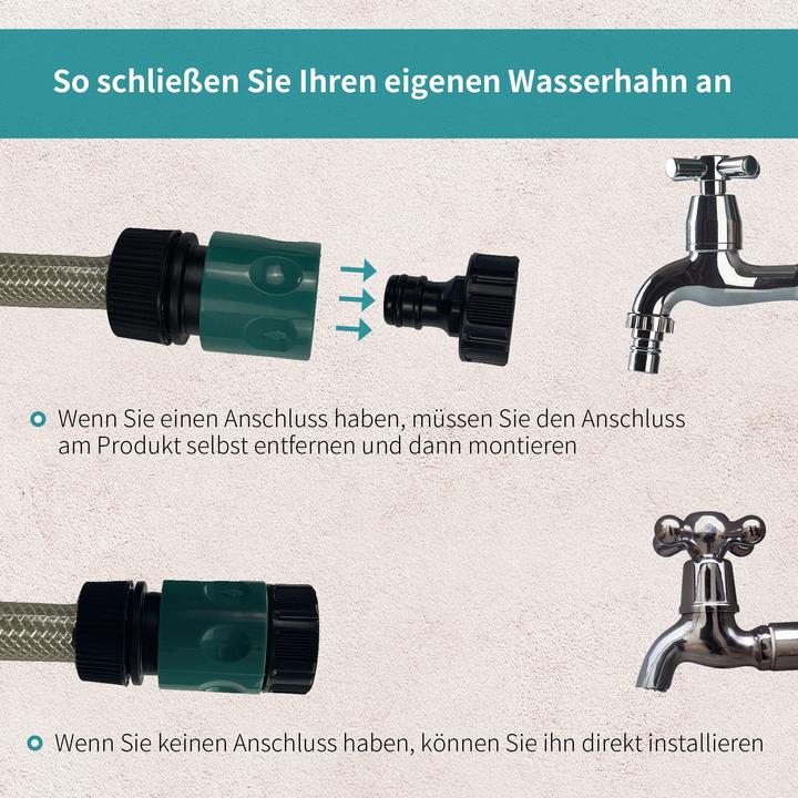 Produktbild Durhand Schlauchtrommel mit Multibrause (10 m)