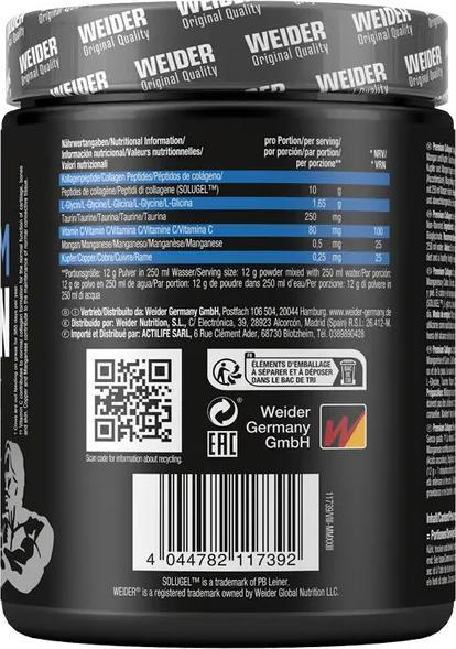 Nutritional values and ingredients Weider Collagen (Neutral, 1 pcs., 300 g)