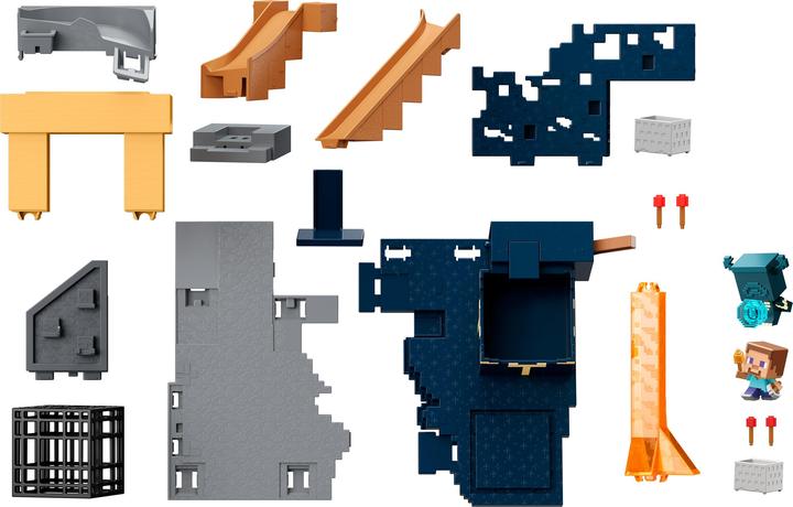 Actual product image Minecraft Mini Mode Rise of the Warrior playset