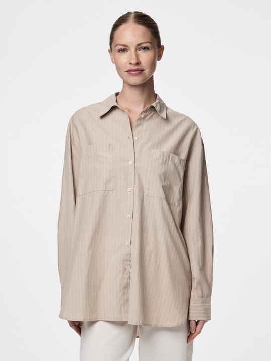 Actual product image Pieces Pcmelia Ls Loose Shirt Wvn Noos Bc (XXL)