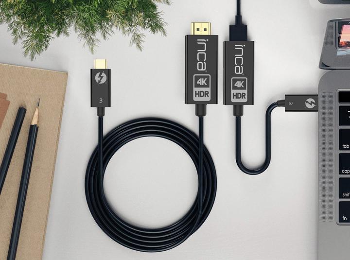 Image du produit Inca Adaptateur ITCH-30 4K60Hz HDR HDCP 2.2 1,8 m 4K@60Hz (1.80 m, HDMI)
