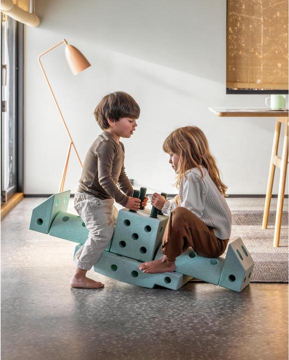 Produktbild Modu Dreamer-Set - XXL Bauset Balance-Spielzeug, Rutscher, Wippe