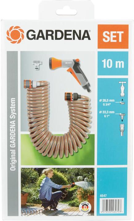 Actual product image Gardena Spiral hose set (10 m, 9 mm)