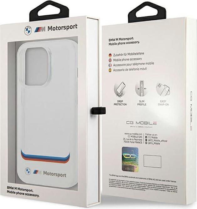 Produktbild BMW Etui BMHCP14X22HMCH iPhone 14 Pro Max 6,7" biały/white Transparent Center (Apple iPhone 14 Pro Max)