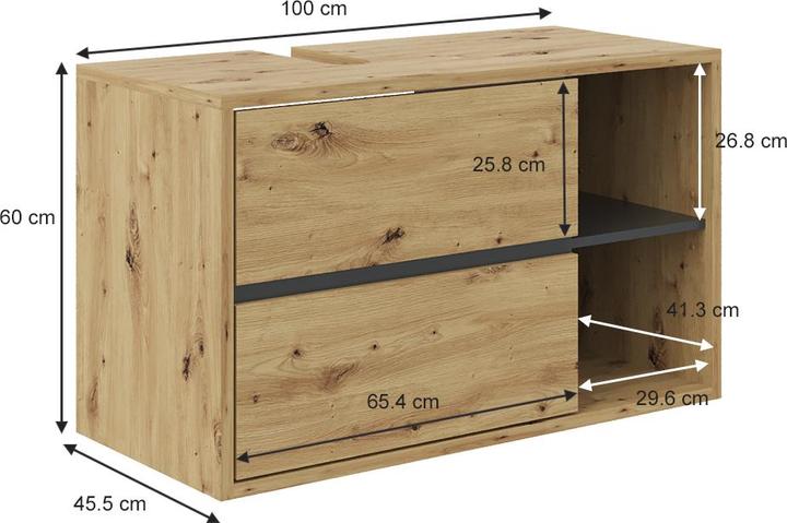 Actual product image Vicco Viola (100 x 60 x 45.5 cm)