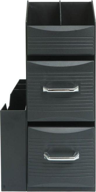 Image du produit Mendler Organiseur de bureau HWC-L97, avec 2 tiroirs et 7 compartiments, 29x14x33cm