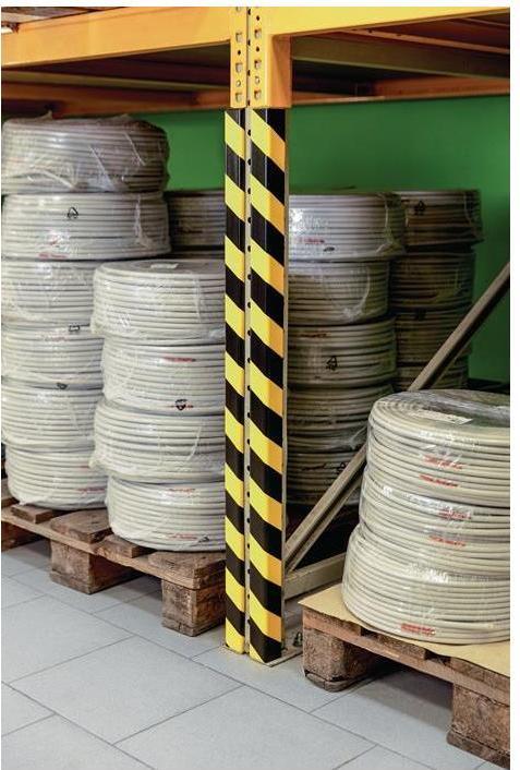 Actual product image Durable Corner protection profile C35 /black