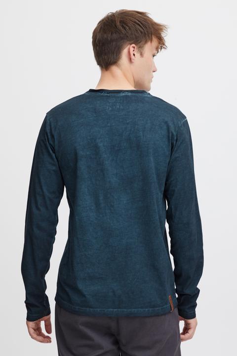 Immagine prodotto Solid Tinox - Maglie a manica lunga Con Collo A V da Uomo In Cotone 100% (M)