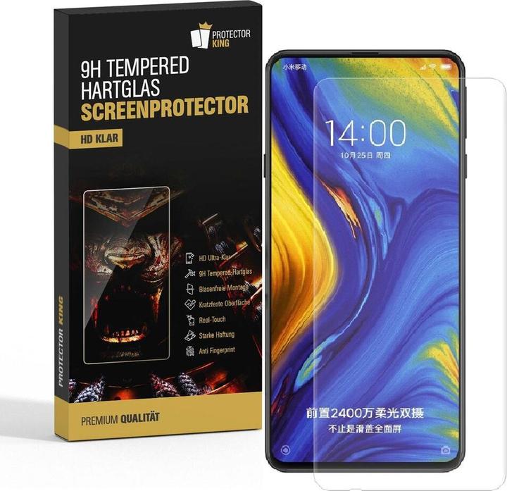 Produktbild Protectorking 6x echtes Tempered 9H Panzerhartglas 3D KLAR (6 Stück, Xiaomi Mi Mix 3)