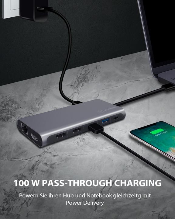 Productafbeelding Icy Box IB-DK4050-CPD (USB-C, 12 Havens)