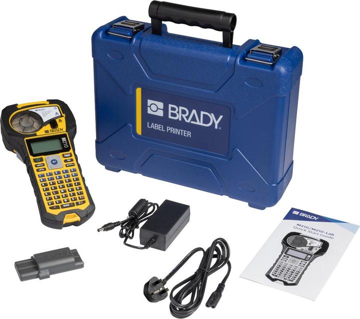 Image du produit Brady M210-KIT UK, appareil mobile d'étiquetage, impression en continu et d'étiquettes, clavier ABC,