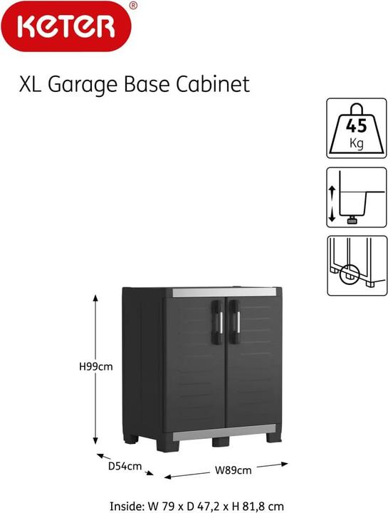Immagine prodotto Keter Schrank (89 x 54 x 99 cm)